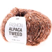 383274.002_1 Fashion Alpaca Tweed Chunky - 002 - Rood