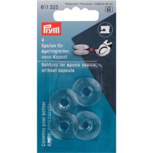 022.611323_1_110195 Naaimachinespoelen - Prym - Kunststof Transparant 20.0 mm 4 st
