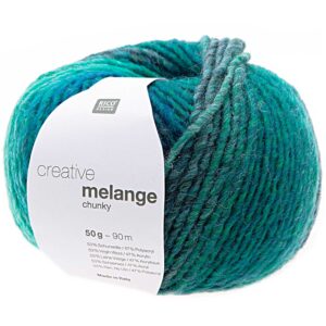 383006.058_2 Rico Creative Melange Chunky - 058 - Blauw-Groen