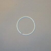 8600504 Metalen Ring 10 cm - Wit