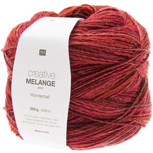 383298.005_2 Rico Creative Melange Aran Wonderball - Cherry