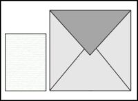 91510-1515 Vierkante enveloppen Wit 15x15