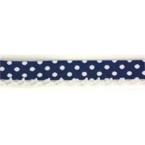 017.1043ZB__210_47703 ReStyle Biais Stip Gehaakt Rand - 210 - donkerblauw