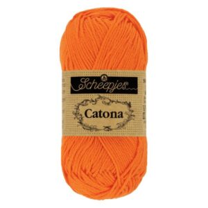 1678-281_1 Scheepjes Catona 10x50g - kleur 281 - Tangerine