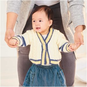 Rico Vestje model 2 Vanille & Donkerblauw