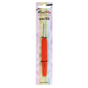 K30909-1 Haaknaald - KnitPro Waves - Softgrip Staal - 4.0mm