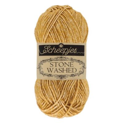 1664-809-0 Scheepjes Stone Washed 50g - 809 Yellow Jasper