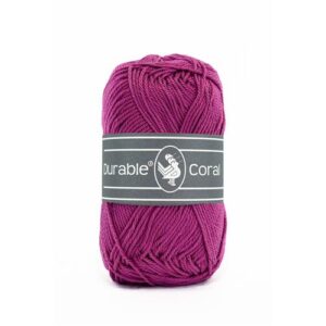 010.6__248_103 Durable Coral Katoen 50g - 248 - Cerise