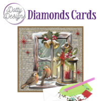 DDDC1047 - Dotty Designs Diamond Cards - Candle in the Window