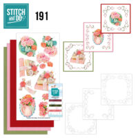 Stitch and Do Set 191 - Jeanine's Art - Red Flowers