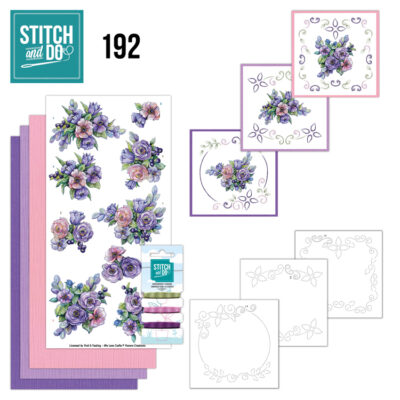 Stitch and Do Set 192 - Yvonne Creations - Very Purple