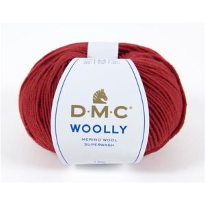 011.488!052_113780_large DMC Woolly - Merino 100% - 50 gr - 052 - Rood