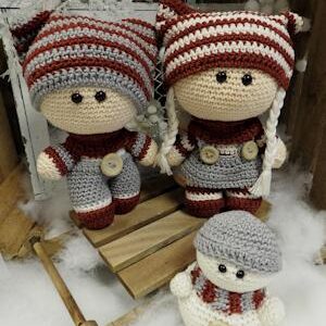 69040-015 Haakpakket Funny Snowy Set