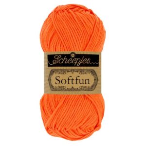 1592-2651 Scheepjes Softfun 50gr - 2651 Pumpkin