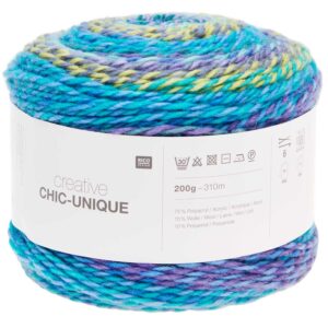 383299.012_2 Rico Creative Chique Unique - 200g - 310m - 012 - Aqua