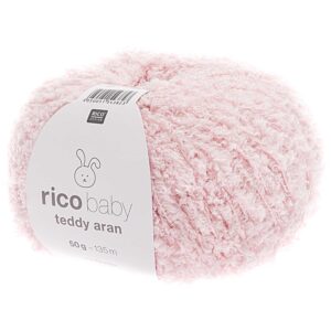Rico Teddy Aran - 50g - Baby Rosa