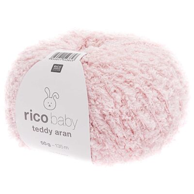 Rico Teddy Aran - 50g - Baby Rosa