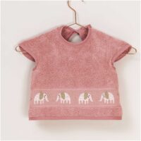 740272.76_AW_1 Rico Design Sleeve Slabbetje met aidaband 40x49 cm - Roze
