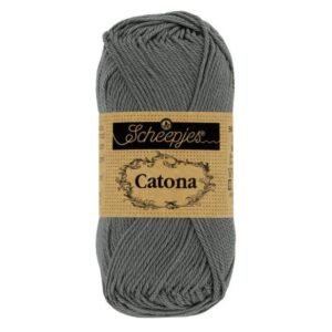 1678-501_1 Scheepjes Catona 10x50g - kleur 501 - Anthracite