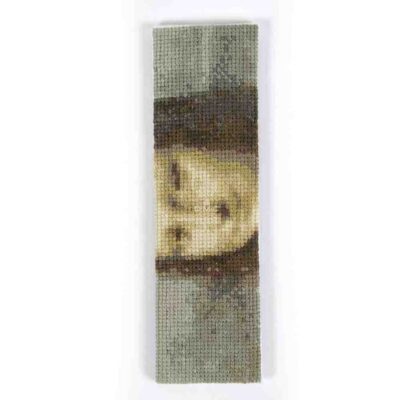 bk1973-81-1 DMC Kruissteek kit boekenlegger - Museum Collectie -1st - Mona Lisa
