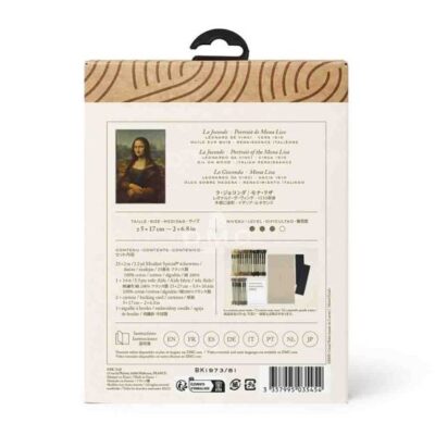 bk1973-81-6 DMC Kruissteek kit boekenlegger - Museum Collectie -1st - Mona Lisa