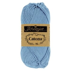 1678-247 Scheepjes Catona 10x50g - kleur 247 - Bluebird