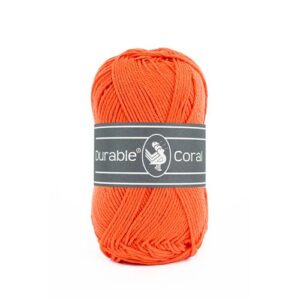 010.6__2194_78 Durable Coral Katoen 50g - 2194 - Orange