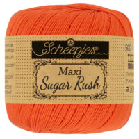 1694-189-1 Scheepjes Maxi Sugar Rush 10x50g - 189 Royal Orange