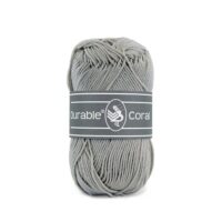 010.6!2233_130177 Durable Coral Katoen 50g - 2233 Mouse Grey