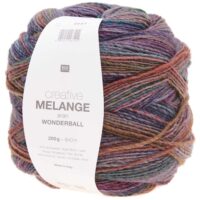 383298.016_2 Rico Creative Melange Aran Wonderball - Lila Rust