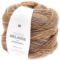 383298.020_2 Rico Creative Melange Aran Wonderball - Olive