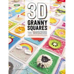 9999-7854-1 Boek - 3D Granny Squares - 100 haakpatronen