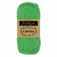 1678-389_1 Scheepjes Catona 10x50g - kleur 389 - Apple Green