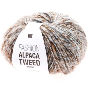 383274.003_2 Rico Fashion Alpaca Tweed Chunky - 003 - Lichtblauw