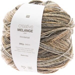 383298.001_2 Rico Creative Melange Aran Wonderball - Naturel