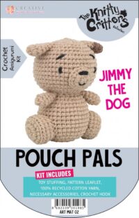 Jimmy_The_Dog - Crochet Kit - Pouch Pals - Jimmy the Dog