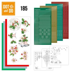 Dot and Do 185 - Pink Christmas Flowers