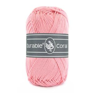 010.6!223_7886 Durable Coral Katoen 50g - 223 - Rose Blush
