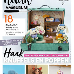 73082-20 Magazine - Aan de Haak special - Amigurumi magazine 20 - Muizenkoffertje op voorkant