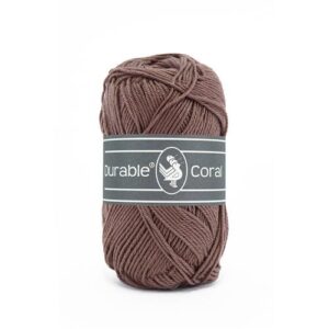 010.6__2229_91 Durable Coral Katoen 50g - 2229 - Chocolate