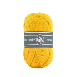 010.6!2183_125646 Durable Coral Katoen 50g - 2183 - Egg Yolk