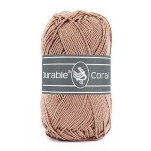 010.6!2223_90 Durable Coral Katoen 50g - 2223 - Liver